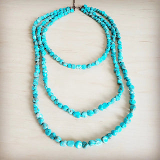 Western Boho Turquoise Necklace - The Salty BabeJewelry