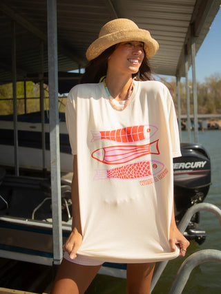 What A Catch Fish Tee - The Salty BabeTee Shirts