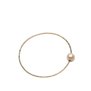 White Pearl Harbor Bangle - The Salty Babebracelet