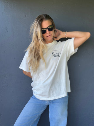 World Is Your Oyster Oversized tee - The Salty BabeGraphic Tee Shirts