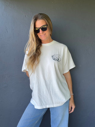 World Is Your Oyster Oversized tee - The Salty BabeGraphic Tee Shirts