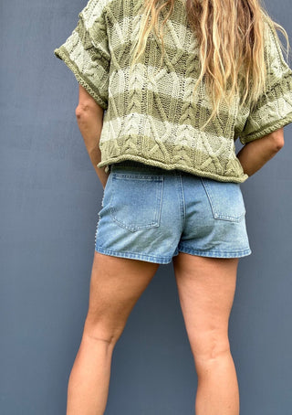 Wrangler’s Way Denim Skort - The Salty BabeSkort
