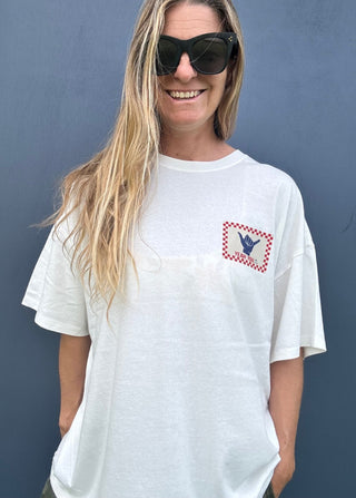 Yeah You Checked Oversized Tee - The Salty BabeGraphic Tee Shirts