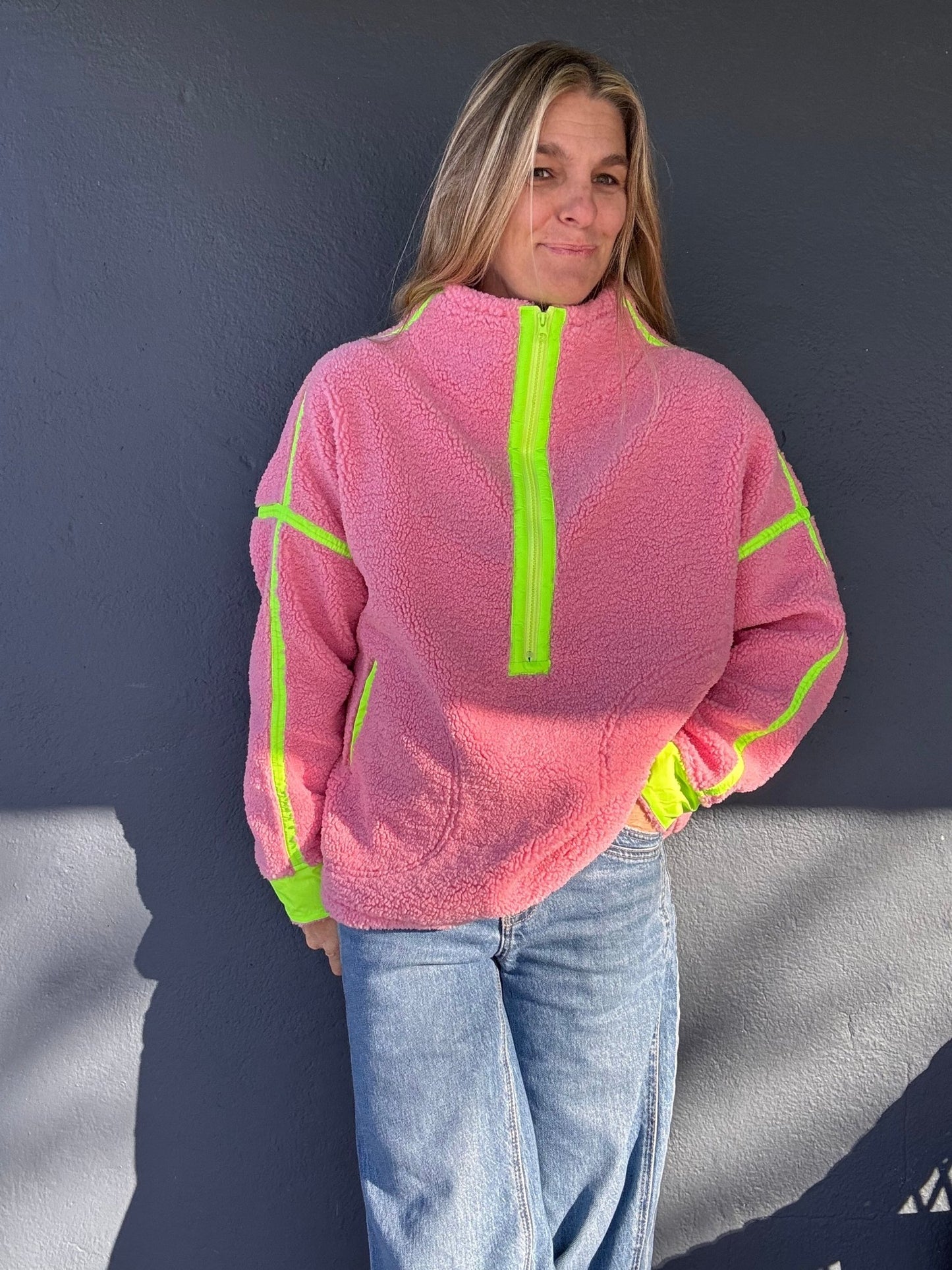 Zip & Chill Fleece Pullover - The Salty BabeFleece Tops
