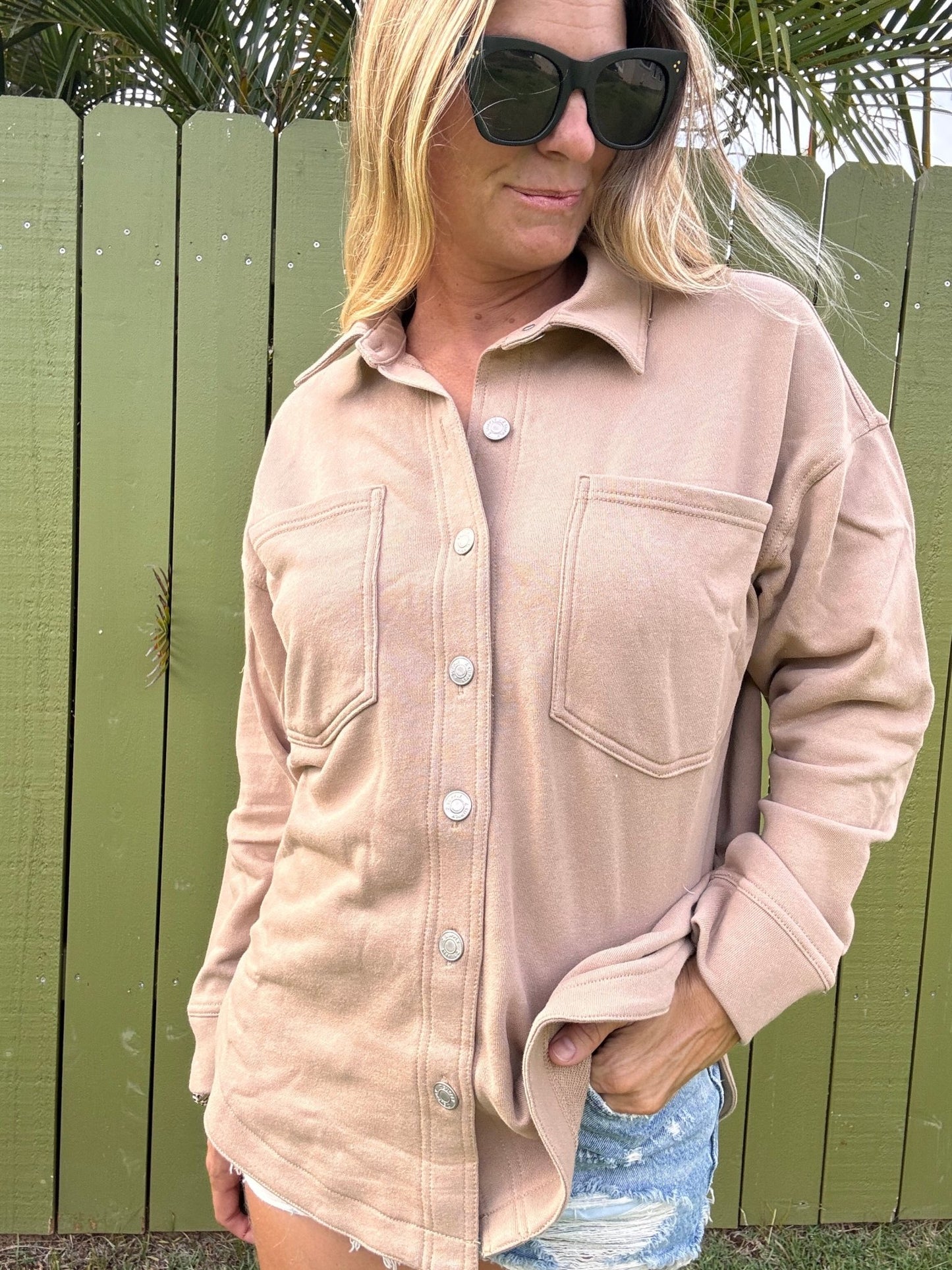 ZSUPPLY All Day Knit Jacket - Iced Coffee - The Salty BabeJackets