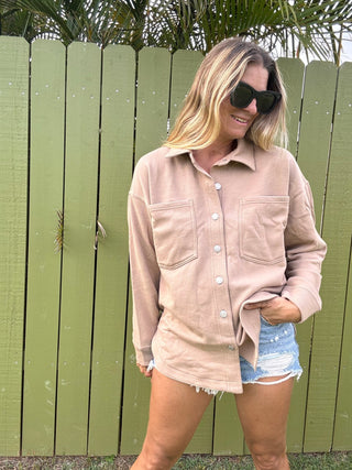 ZSUPPLY All Day Knit Jacket - Iced Coffee - The Salty BabeJackets