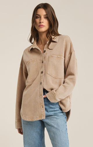 ZSUPPLY All Day Knit Jacket - Iced Coffee - The Salty BabeJackets