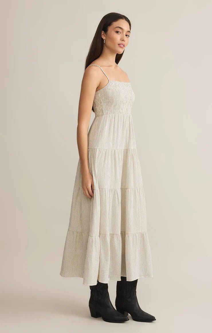 ZSUPPLY Balos Striped Maxi Dress - Natural - The Salty BabeDresses