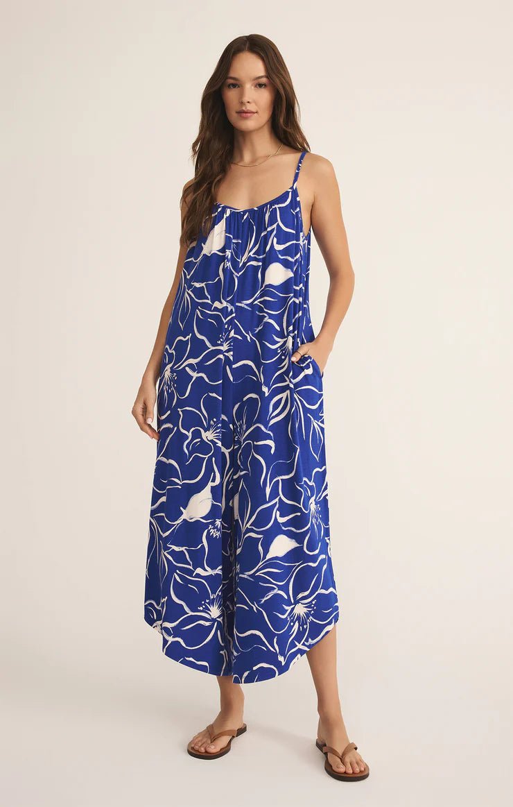 ZSUPPLY Cala Floral Flared Jumpsuit - Oceanside - The Salty BabeJumpsuits