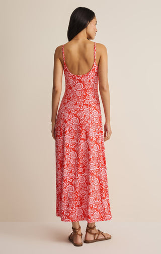 ZSUPPLY Charisma Ona Floral Midi Dress - Lychee - The Salty BabeDresses