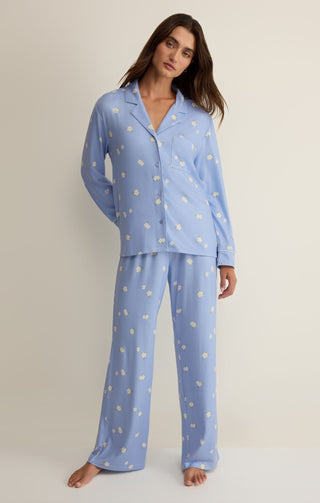 ZSUPPLY Dawn Floral Pant - Ice Blue - The Salty BabePants