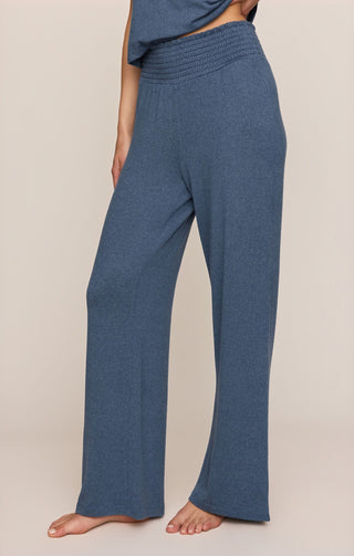 ZSUPPLY Dawn Smocked Pant - True Navy - The Salty BabePants