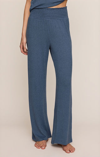 ZSUPPLY Dawn Smocked Pant - True Navy - The Salty BabePants