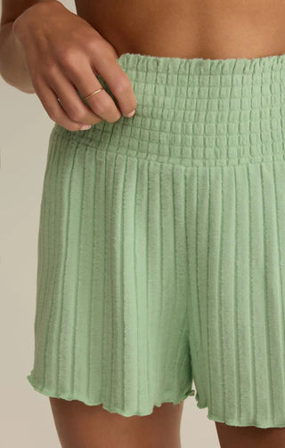 ZSUPPLY Dawn Smocked Rib Short - Sprout - The Salty BabeShorts