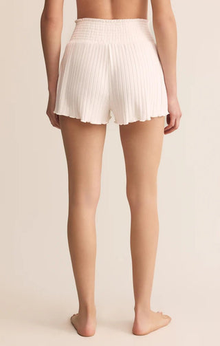 ZSUPPLY Dawn Smocked Rib Short - Vanilla Ice - The Salty BabeShorts