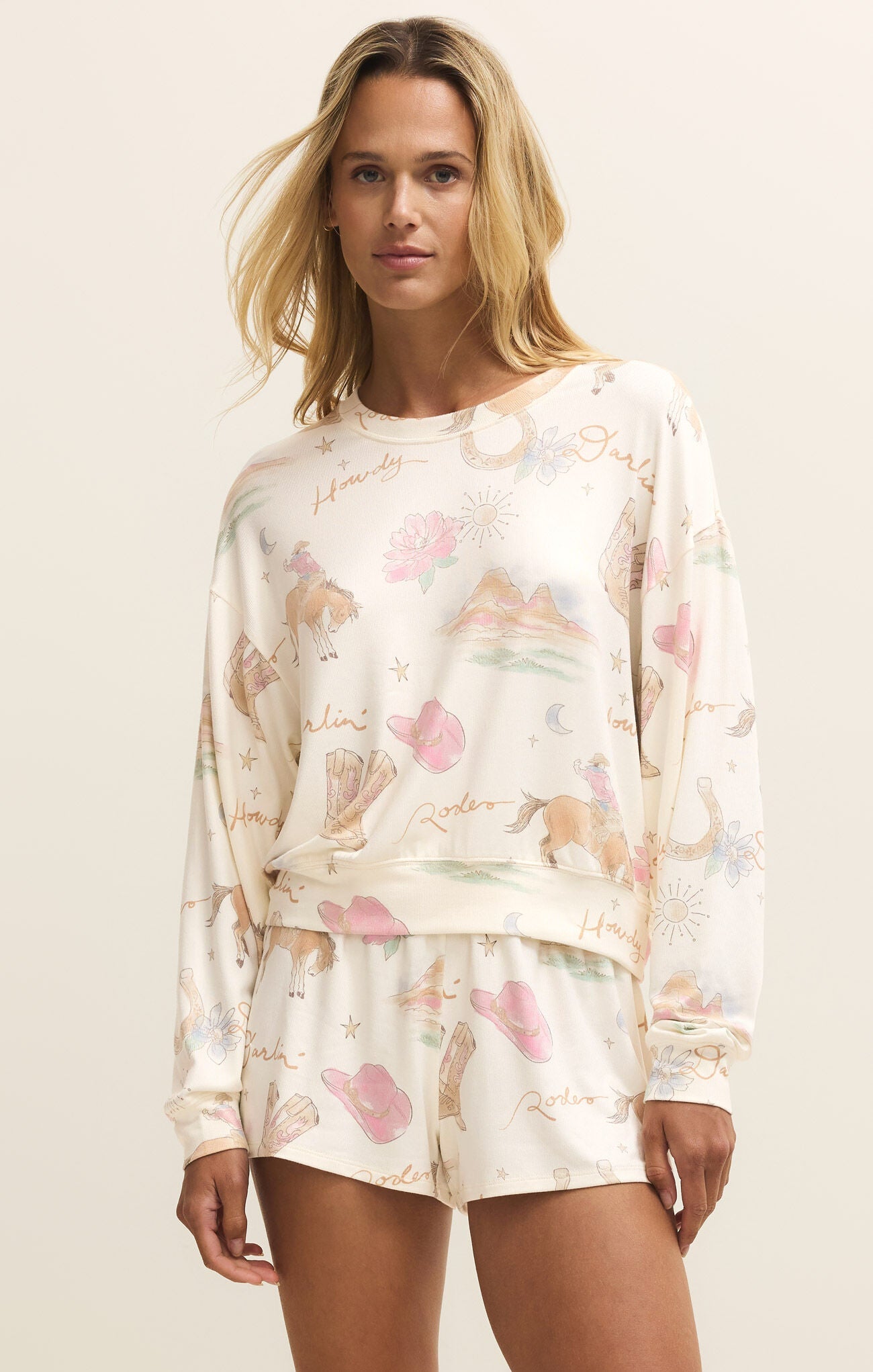 ZSUPPLY Desert Rose Long Sleeve Top - Vanilla Ice - The Salty BabeLong Sleeve Tops
