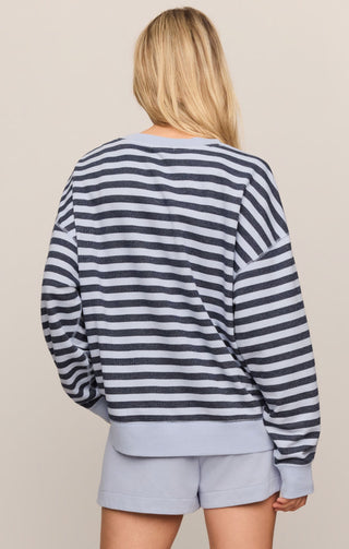 ZSUPPLY Everyday Striped Crew - Eclipse - The Salty BabeLong Sleeve Tops