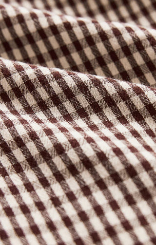 ZSUPPLY Flared Gingham Jumpsuit - Chocolate Cherry - The Salty BabeJumpsuits