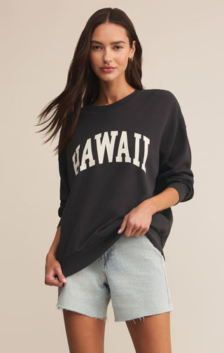 ZSUPPLY Hawaii Sunday Sweatshirt - Black Sand - The Salty BabeSweatshirt