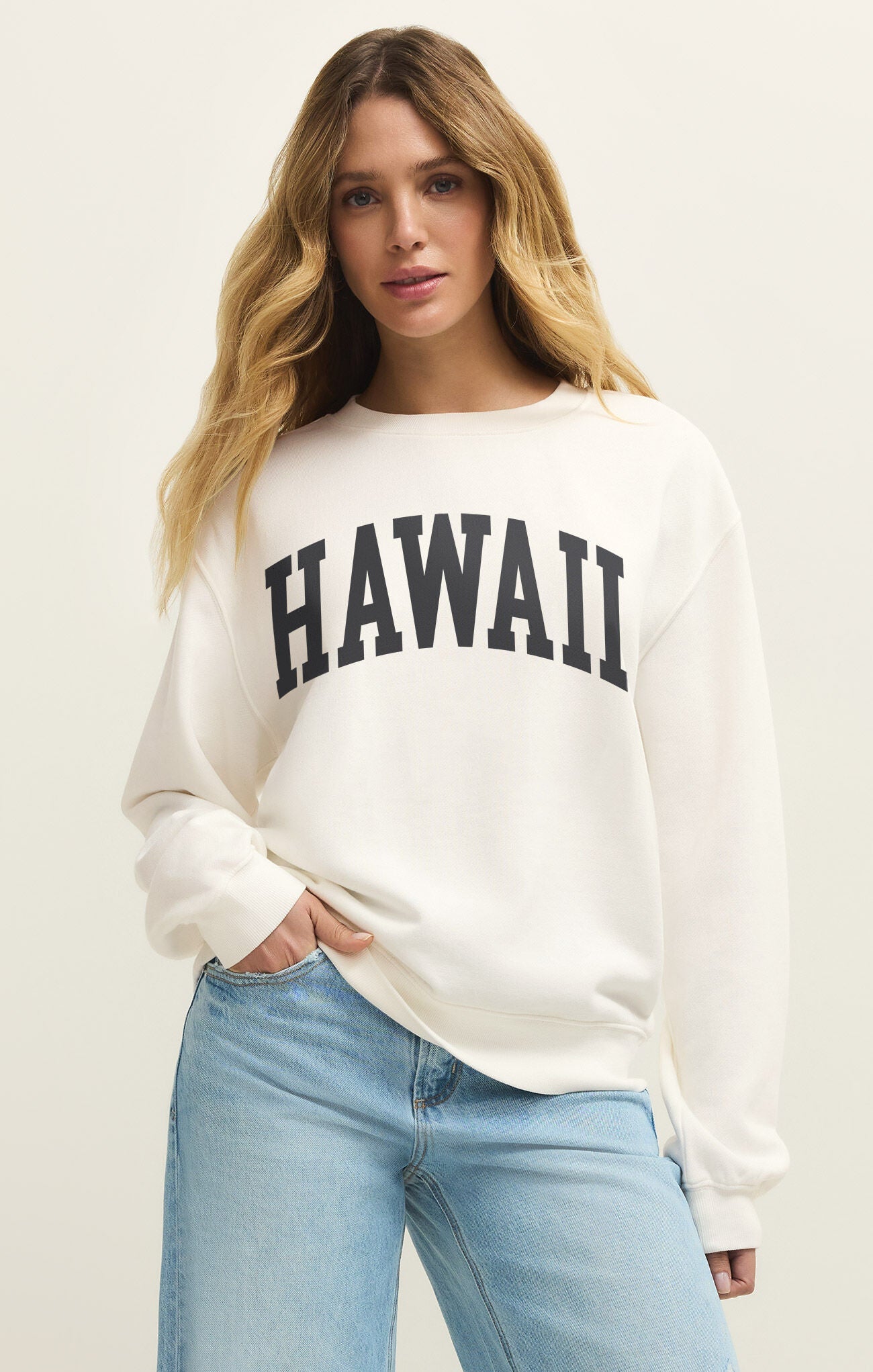 ZSUPPLY Hawaii Sweatshirt - Sea Salt - The Salty BabeSweatshirt