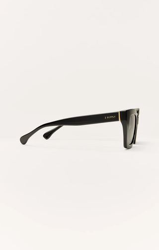 ZSUPPLY Hideaway Polarized Sunglasses - Polished Black/Grey - The Salty BabeSunglasses