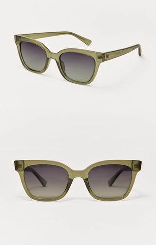 ZSUPPLY High Tide Polarized Sunglasses - Olive/Gradient - The Salty BabeSunglasses