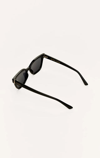 ZSUPPLY High Tide Polarized Sunglasses - Polished Black - Grey - The Salty BabeSunglasses
