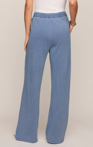 ZSUPPLY Hunter Knit Denim Pant - Santorini Indigo - The Salty BabePants