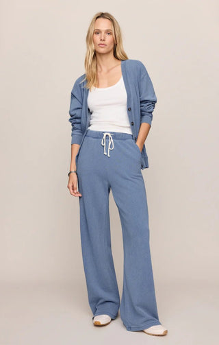ZSUPPLY Hunter Knit Denim Pant - Santorini Indigo - The Salty BabePants