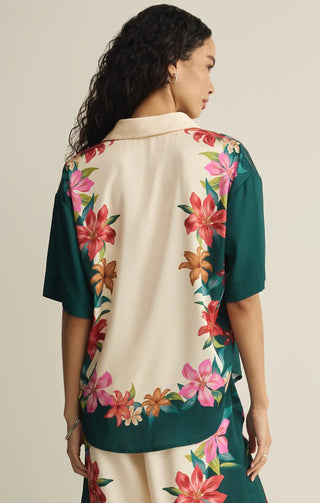 ZSUPPLY Lani Kiwi Button Up - Multi - The Salty BabeTop