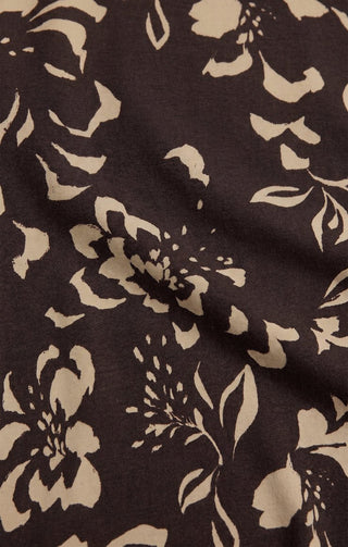 ZSUPPLY Lilian Freya Floral Dress in Dark Roast