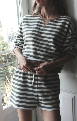 ZSUPPLY Low Key Stripe Short - Monstera - The Salty BabeShorts