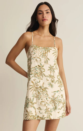 ZSUPPLY Maude Tiki Tide Mini Dress - Island Coconut - The Salty BabeDresses