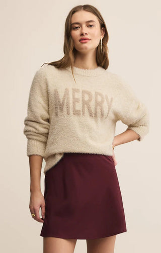 ZSUPPLY Merry Gold Sweater - Warm White - The Salty BabeSweaters