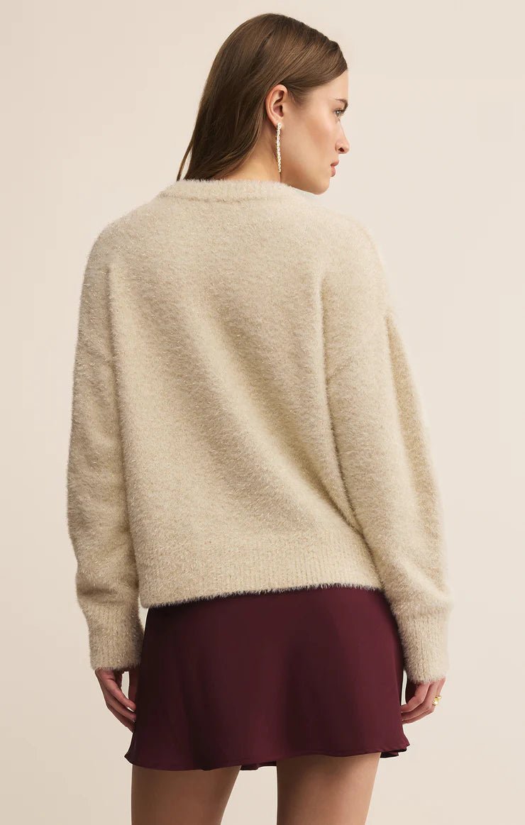 ZSUPPLY Merry Gold Sweater - Warm White - The Salty BabeSweaters