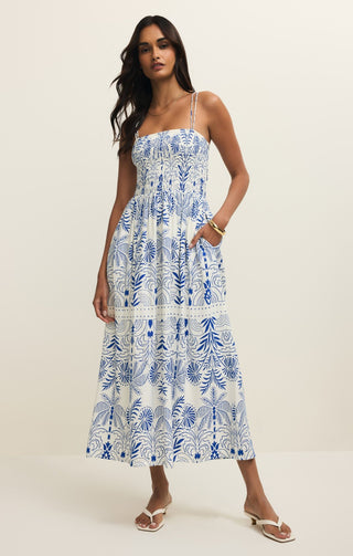 ZSUPPLY Nadine Palm Maxi Dress - Nautical - The Salty BabeDresses