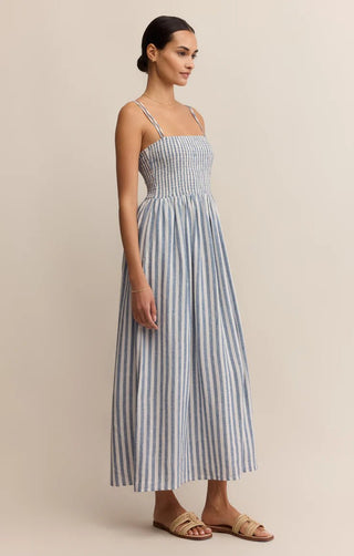 ZSUPPLY Nadine Striped Midi Dress - Boathouse - The Salty BabeDresses