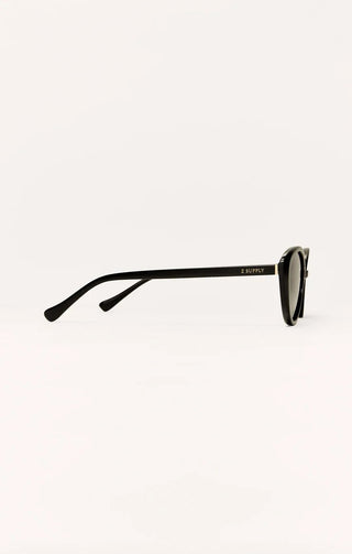 ZSUPPLY Nouveau Polarized Sunglasses - Polished Black/Grey - The Salty BabeSunglasses