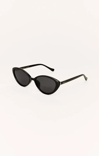 ZSUPPLY Nouveau Polarized Sunglasses - Polished Black/Grey - The Salty BabeSunglasses