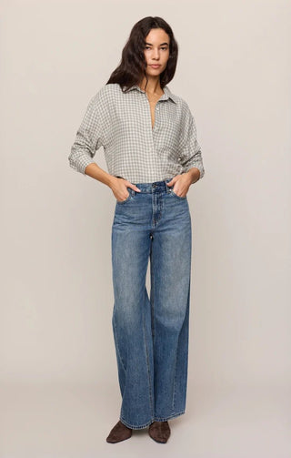 ZSUPPLY River Plaid Button Up - Emerald Cove - The Salty BabeLong Sleeve Shirt