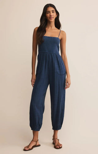 ZSUPPLY Santos Gauze Jumpsuit - Indigo - The Salty BabeJumpsuits