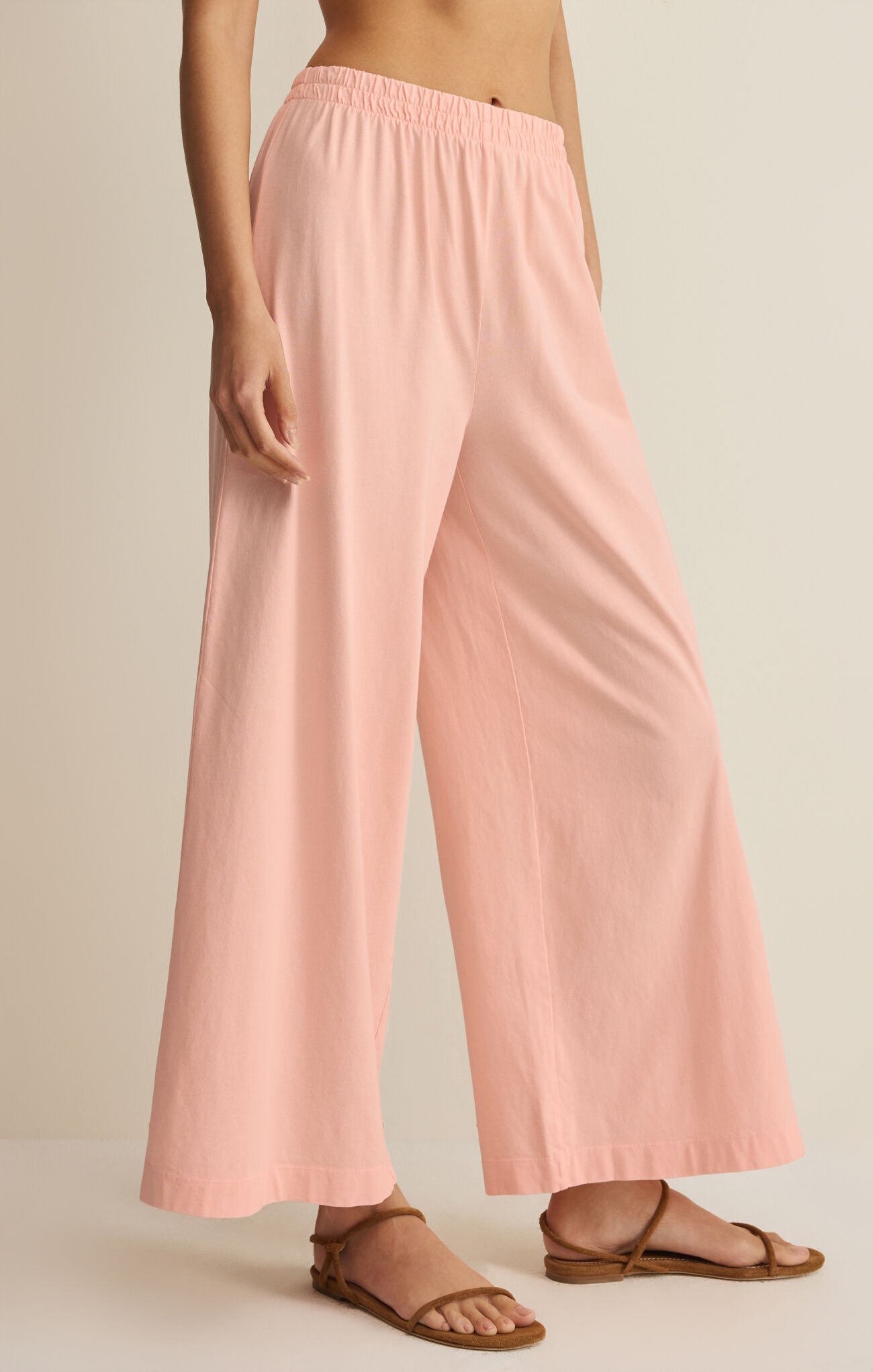 ZSUPPLY Scout Jersey Crop Flare Pant - Bellini - The Salty BabePants