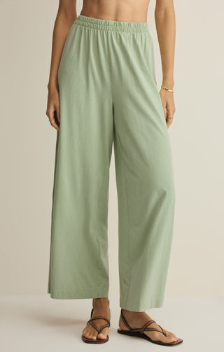 ZSUPPLY Scout Jersey Crop Flare Pant - Crystal Green - The Salty BabePants