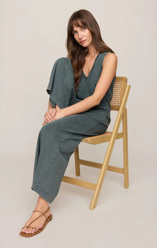 ZSUPPLY Scout Jersey Crop Flare Pant - Emerald Cove - The Salty BabePants