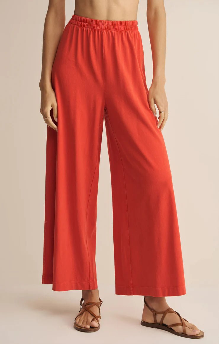 ZSUPPLY Scout Jersey Crop Flare Pant - Lychee - The Salty BabePants