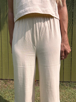 ZSUPPLY Scout Jersey Flare Pant - Panna Cotta - The Salty BabePants