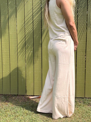 ZSUPPLY Scout Jersey Flare Pant - Panna Cotta - The Salty BabePants
