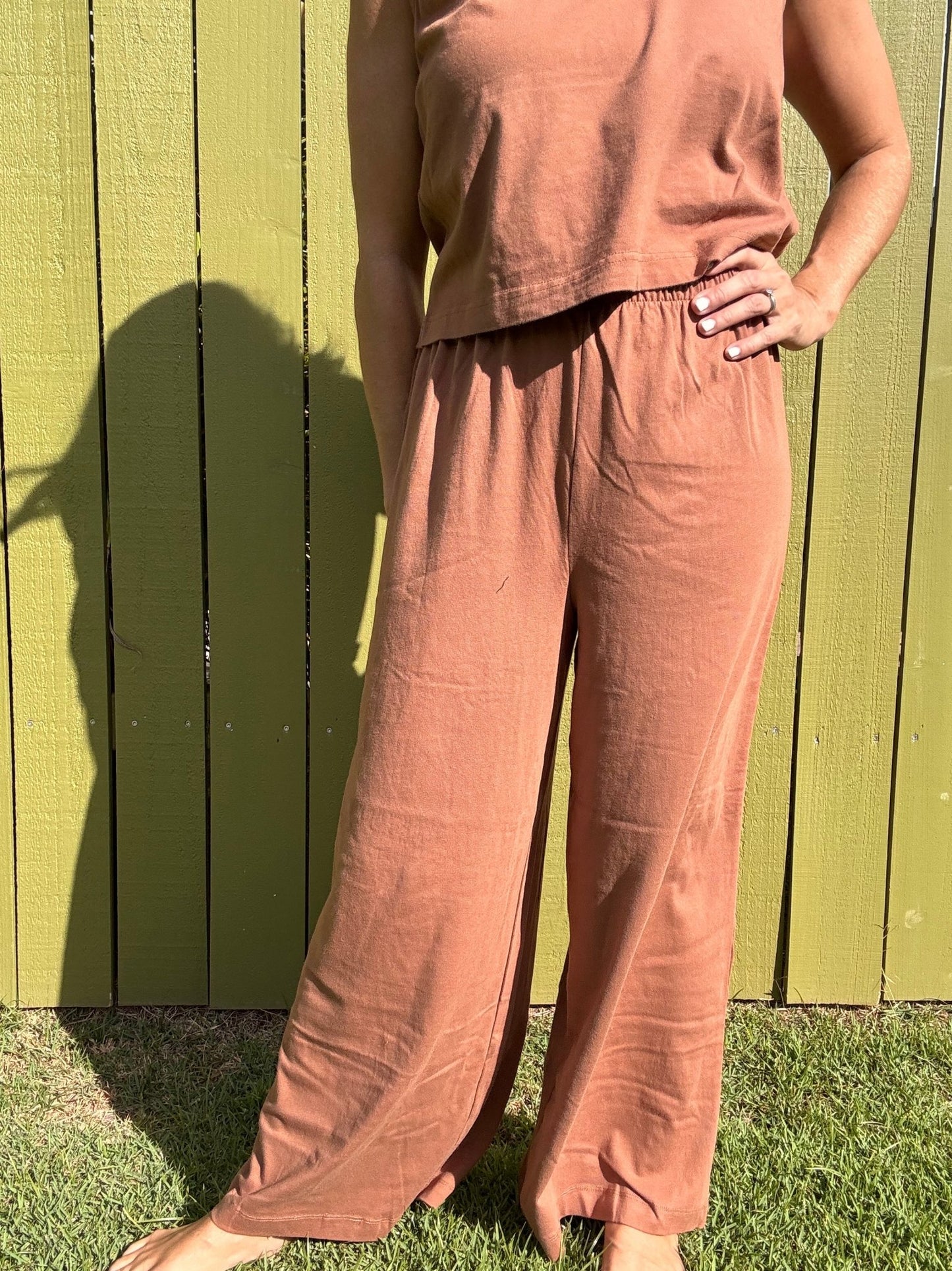 ZSUPPLY Scout Jersey Flare Pant - Teakwood - The Salty BabePants