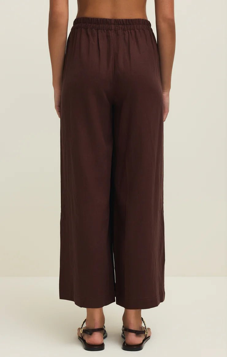 ZSUPPLY Scout Linen Pant - Chocolate Cherry - The Salty BabePants