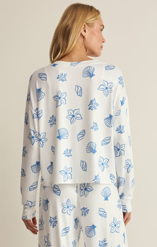 ZSUPPLY Seashore PJ Top - White - The Salty BabeLong Sleeve Tops
